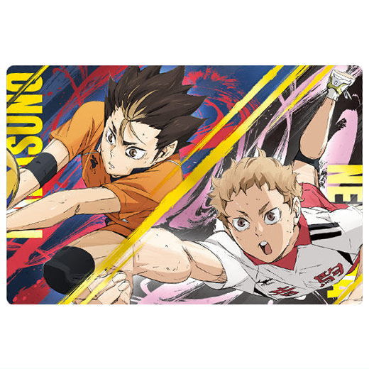 The Movie Haikyu!! The Dumpster Battle Wafer [26.Yu Nishinoya & Morisuke Yaku (Rare Card)(Gold Foil Stamped)]