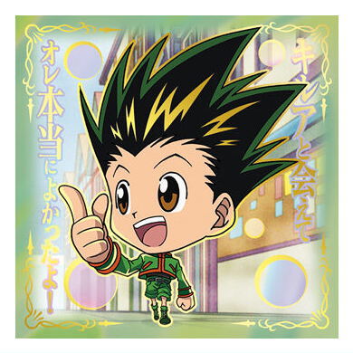 Niforamtion HUNTER x HUNTER Sticker x Wafer vol.6 [28.Gon (Hunter rare) (Holo & Foil Stamping)]