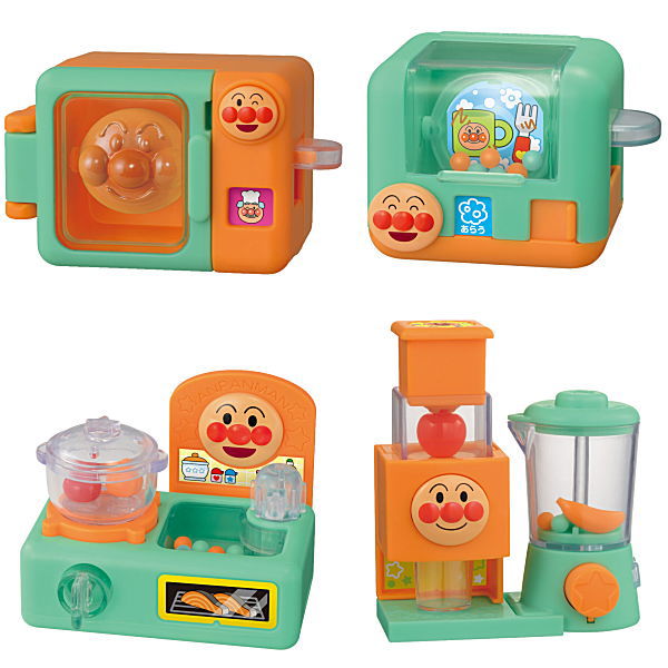 Anpanman Wakuwaku! Otetsudai Kitchen [All 4 type set(Full Complete)]