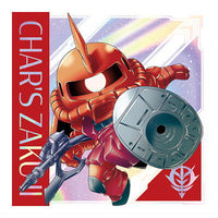 Niforamtion Mobile Suit Gundam Sticker Wafer Prelude to Battle [2.Char's Zaku II (Super Rare)]