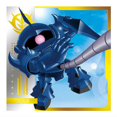 Niforamtion Mobile Suit Gundam Sticker Wafer Prelude to Battle [4.Gouf (Rare)]