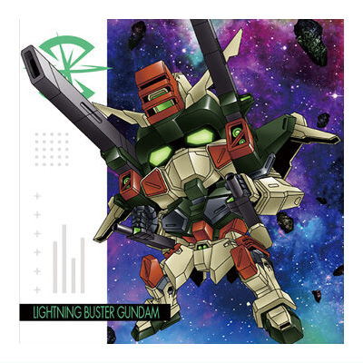 Niforamtion Mobile Suit Gundam Sticker Wafer Prelude to Battle [18.Lightning Buster Gundam (Normal)]