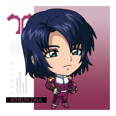 Niforamtion Mobile Suit Gundam Sticker Wafer Prelude to Battle [19.Athrun Zala (Normal)]