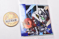 Niforamtion Mobile Suit Gundam Sticker Wafer Prelude to Battle [22.Gundam Aerial & Suletta Mercury (Super Rare)]
