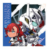 Niforamtion Mobile Suit Gundam Sticker Wafer Prelude to Battle [22.Gundam Aerial & Suletta Mercury (Super Rare)]