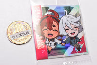 Niforamtion Mobile Suit Gundam Sticker Wafer Prelude to Battle [23.Suletta Mercury & Miorine Rembran (Super Rare)]