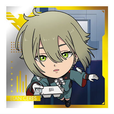 Niforamtion Mobile Suit Gundam Sticker Wafer Prelude to Battle [25.Elan Ceres (Rare)]