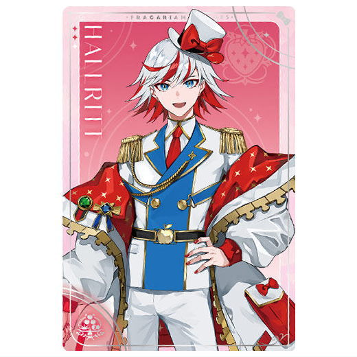 Fragaria Memories Wafer [1.Hallritt (Character Card)(Red Bouquet)]