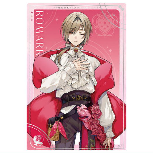 Fragaria Memories Wafer [4.Romarriche (Character Card)(Red Bouquet)]