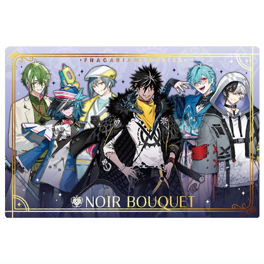 Fragaria Memories Wafer [24.Noir Bouquet (Bouquet Card)(Gold Foil Stamping)]