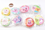 CAN BADGE COLLECTION Opanchu usagi [Assorted 8 type set (1.Ohana/3.Sweets/9.Opanchu face/11.Osanaideyo/12.Boroboro/13.Kokohadoko.../16.Ramen/17.Tomodachi)]