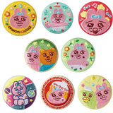 CAN BADGE COLLECTION Opanchu usagi [Assorted 8 type set (1.Ohana/3.Sweets/9.Opanchu face/11.Osanaideyo/12.Boroboro/13.Kokohadoko.../16.Ramen/17.Tomodachi)]