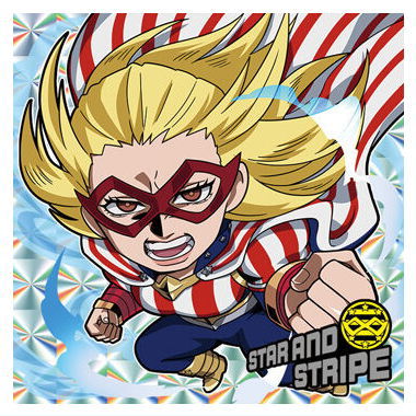 Niforamtion My Hero Academia Ultra Seal Wafer vol.04 [13.Star and Stripe (Ultra Rare)]