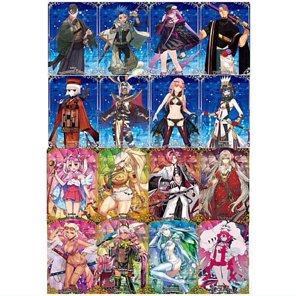 Fate/Grand Order Wafer13 [Assorted 16 type set (1-16 N8 types/R8 types)]