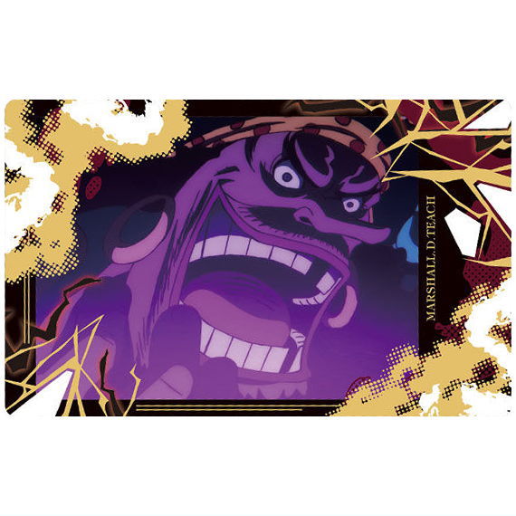 Itajaga ONE PIECE with Plamide LOG.3 [4.Marshall D. Teach (SR) (Gold holographic foil stamping)]