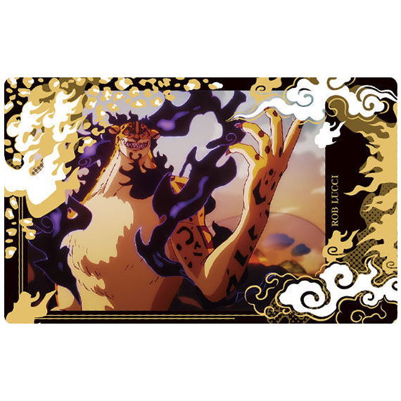 Itajaga ONE PIECE with Plamide LOG.3 [5.Rob Lucci (SR) (Gold holographic foil stamping)]