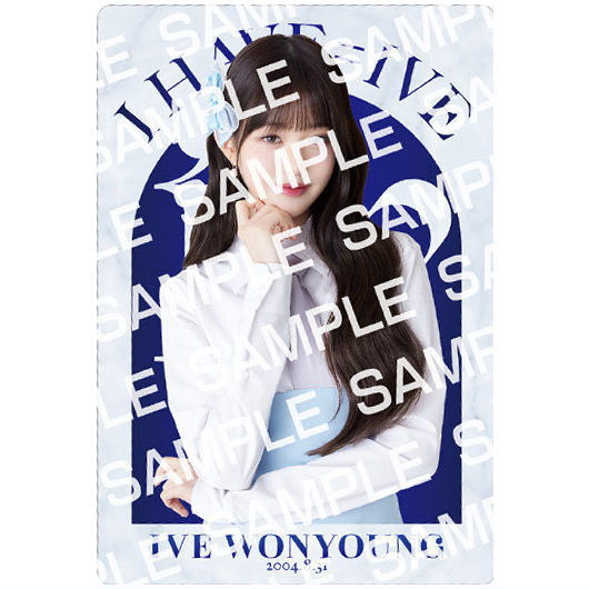 IVE FROM STARSHIP ENTERTAINMENT WITH AMUSE Stick Wafer [10.Wonyoung (Normal Card)]