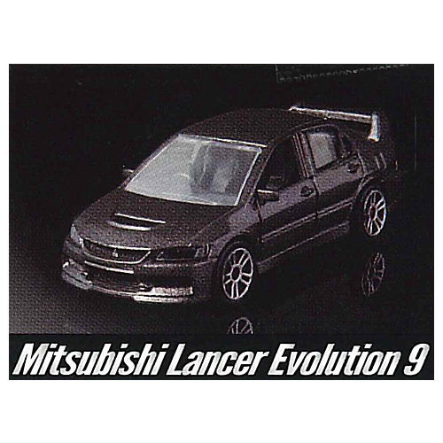 Majorette Minicar Prime Model Japanese Historic Car Edition [2.Mitsubishi Lancer Evolution 9 [Black]]