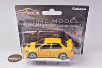 Majorette Minicar Prime Model Japanese Historic Car Edition [3.Mitsubishi Lancer Evolution 9 [Yellow]]
