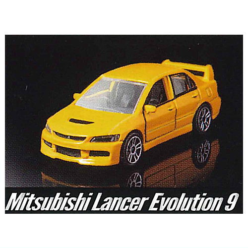 Majorette Minicar Prime Model Japanese Historic Car Edition [3.Mitsubishi Lancer Evolution 9 [Yellow]]