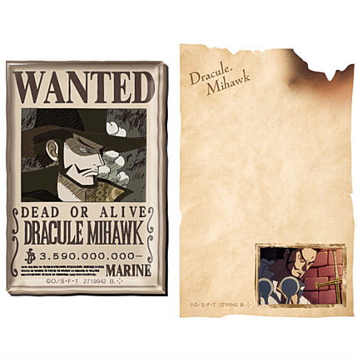 ONE PIECE  Character Magnets Part.2 [16.Dracule Mihawk]