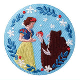 Disney Characters embroidered tin badge biscuit [1.Snow White]