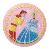 Disney Characters embroidered tin badge biscuit [4.Cinderella]