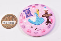 Disney Characters embroidered tin badge biscuit [5.Alice in Wonderland]