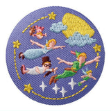 Disney Characters embroidered tin badge biscuit [6.Peter Pan]