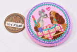 Disney Characters embroidered tin badge biscuit [7.Lady and the Tramp]