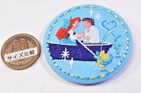 Disney Characters embroidered tin badge biscuit [10.The Little Mermaid]