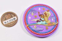 Disney Characters embroidered tin badge biscuit [12.Aladdin]