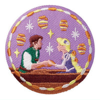 Disney Characters embroidered tin badge biscuit [14.Rapunzel's Tower]
