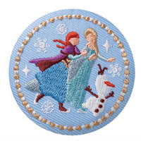 Disney Characters embroidered tin badge biscuit [15.Frozen]