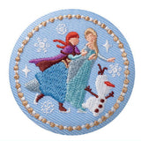 Disney Characters embroidered tin badge biscuit [15.Frozen]