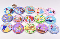 Disney Characters embroidered tin badge biscuit [All 15 type set(Full Complete)]