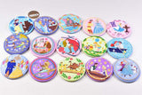 Disney Characters embroidered tin badge biscuit [All 15 type set(Full Complete)]
