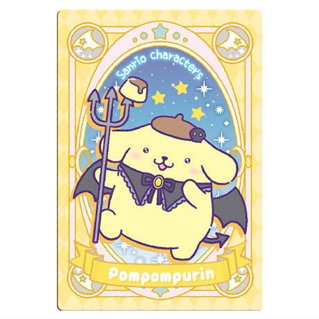 Sanrio Characters Wafer Part.7 [21.Pompompurin (Devil)(Character card)]