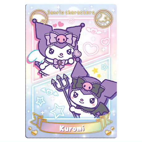 Sanrio Characters Wafer Part.7 [27.Kuromi (Angel & Devil)(Special card)(Gold Foil stamped)]