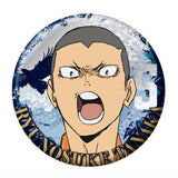 The Movie Haikyu!! The Dumpster Battle tin badge biscuit [6.Ryunosuke Tanaka]