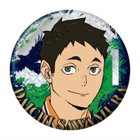 The Movie Haikyu!! The Dumpster Battle tin badge biscuit [7.Daichi Sawamura]