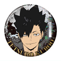 The Movie Haikyu!! The Dumpster Battle tin badge biscuit [10.Tetsuro Kuroo]