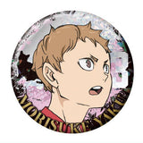 The Movie Haikyu!! The Dumpster Battle tin badge biscuit [13.Morisuke Yaku?]