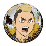 The Movie Haikyu!! The Dumpster Battle tin badge biscuit [14.Taketora Yamamoto]