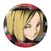 The Movie Haikyu!! The Dumpster Battle tin badge biscuit [19.Kenma Kozume]