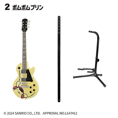 Sanrio Characters ROCK MONO [2.Pompompurin (Les Paul type guitar)]