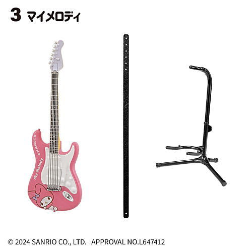 Sanrio Characters ROCK MONO [3.My Melody (Stratocaster type guitar)]