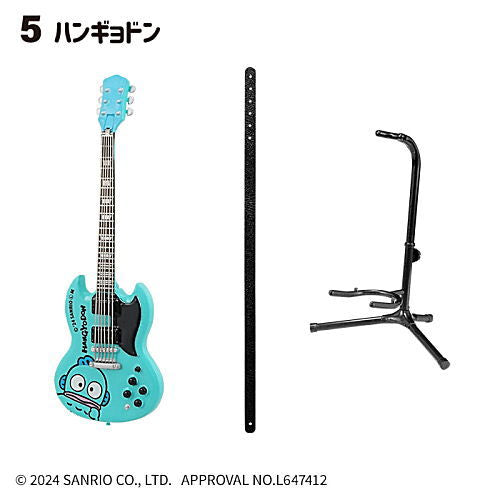 Sanrio Characters ROCK MONO [5.Hangyodon (SG type guitar)]