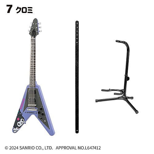 Sanrio Characters ROCK MONO [7.Kuromi (V-shaped guitar)]