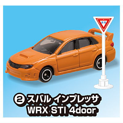 Tomica Sign Set Part.13 [2.Subaru Impreza WRX STI 4door]